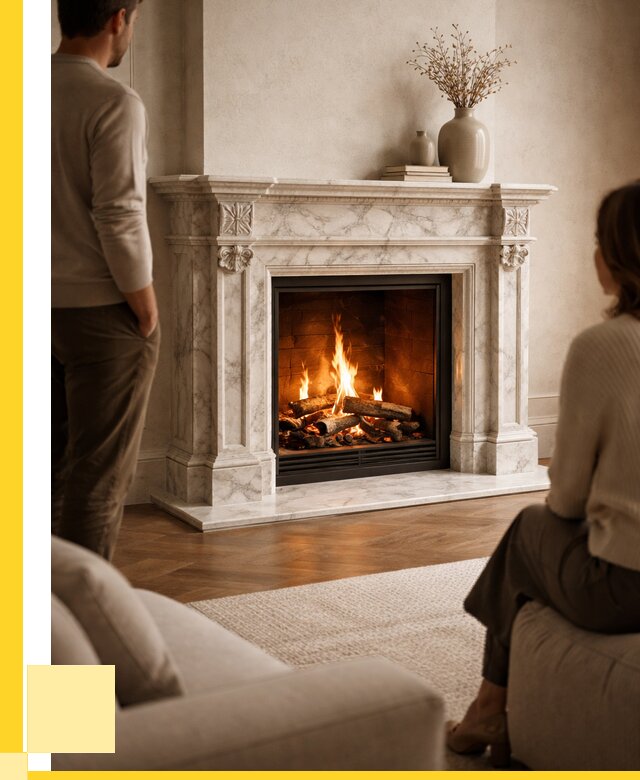 Мраморные камины под ключ в Луге от 257750 р. | ЭриданЛга