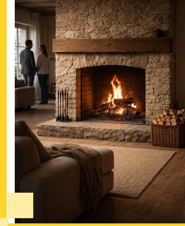 Открытые камины под ключ в Луге от 154650 р. ЭриданЛга