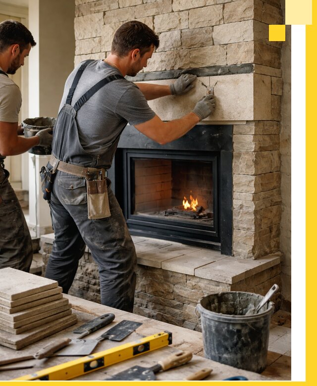 Проектирование и установка открытых каминов в Луге