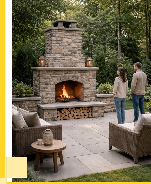 Уличные камины из кирпича в Луге от 154650 р. | ЭриданЛга