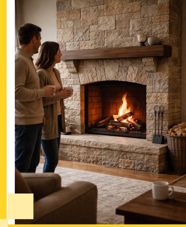 Каменные камины на заказ в Луге от 185580 р. | ЭриданЛга