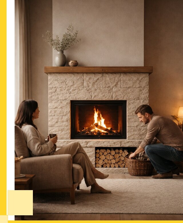 Камины для дома в Луге под ключ от 154650 р. | ЭриданЛга