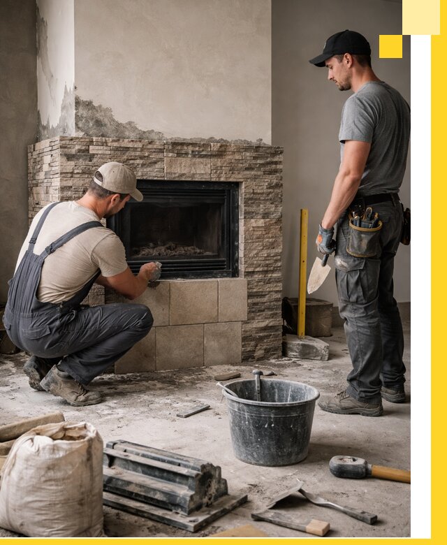 Камины под ключ в Луге: проект, изготовление и монтаж