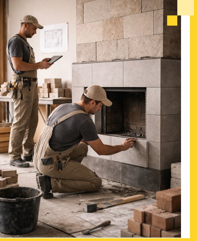 Индивидуальные проекты каминов и каминных систем в Луге