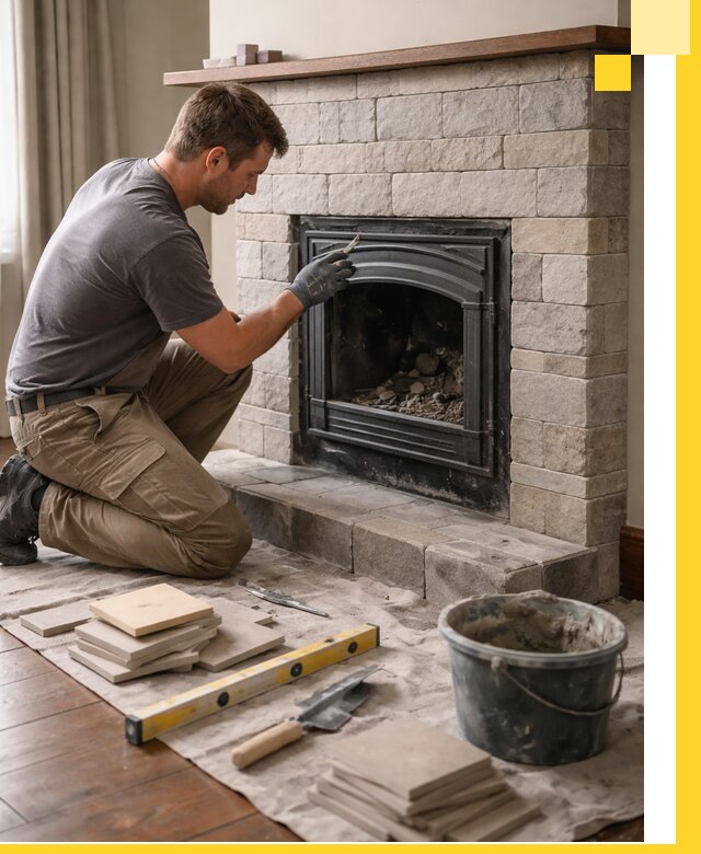 Профессиональный ремонт каминов в Луге восстановление и сервис