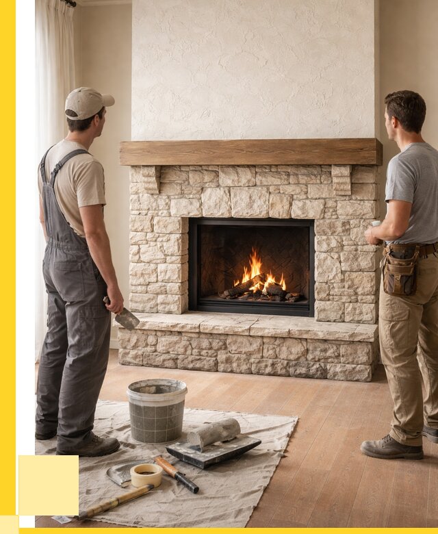 Отделка каминов в Луге от 6702 р. под ключ | ЭриданЛга