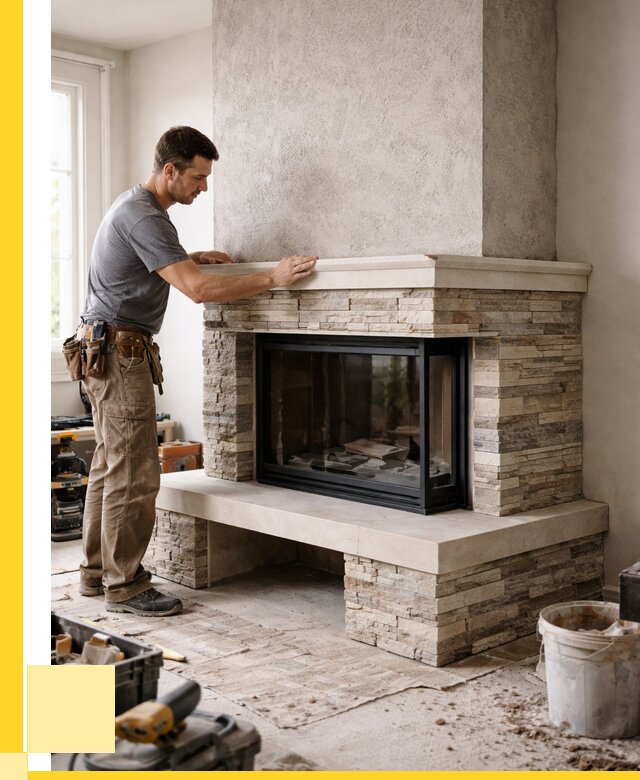 Изготовление каминов под ключ в Луге от 154650 р. | ЭриданЛга