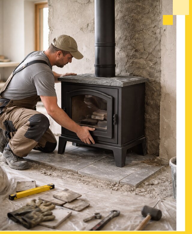 Профессиональный монтаж печей и каминов в Луге под ключ