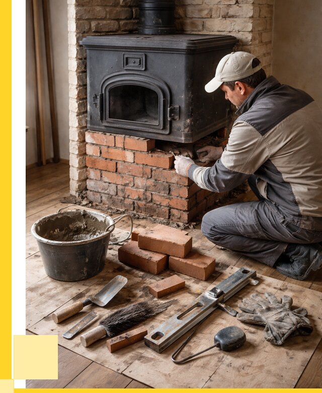 Ремонт печей в Луге от 12372 р., услуги печника ЭриданЛга