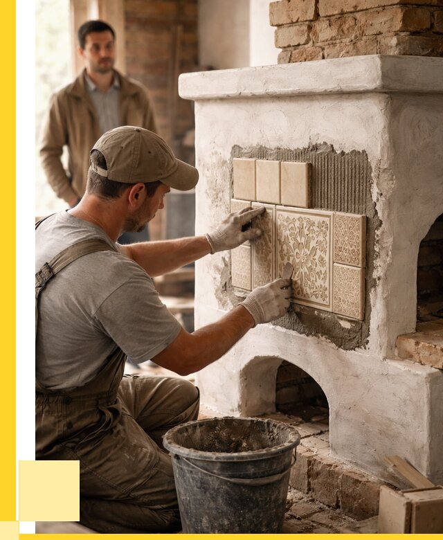 Отделка печей и банных печей в Луге от 36085 р. | ЭриданЛга