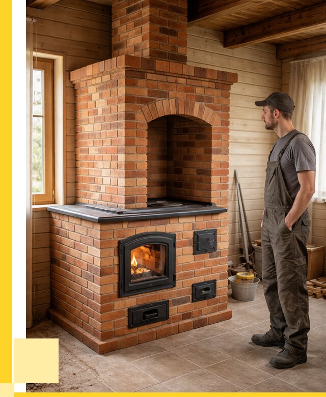 Кирпичные печи в Луге: купить от 154650 р. | ЭриданЛга