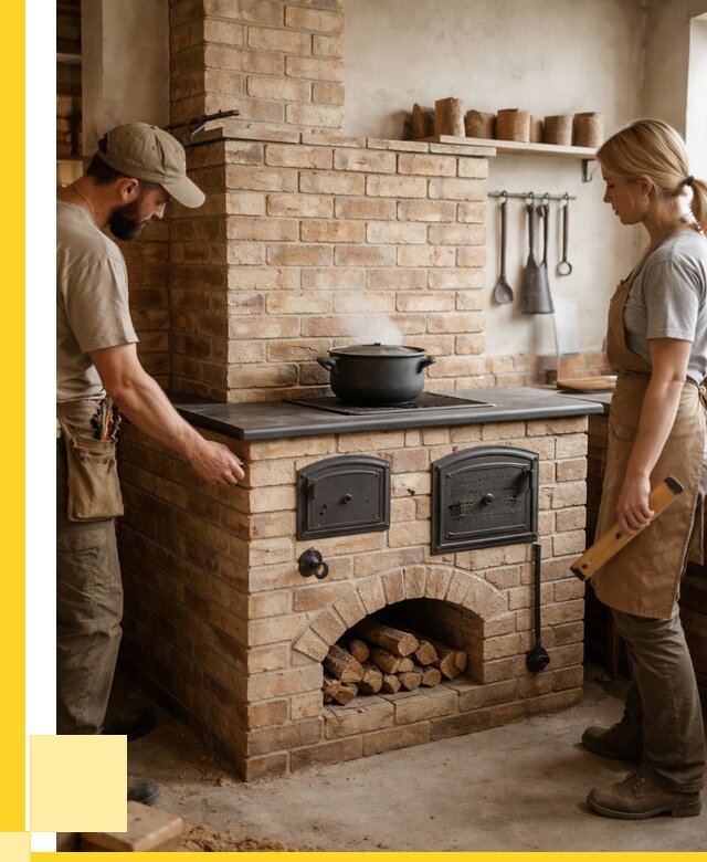 Варочно отопительные печи в Луге от 92790 р. | ЭриданЛга