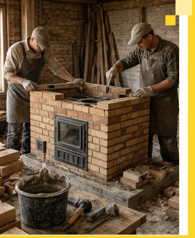 Изготовление и установка варочных печей под ключ в Луге