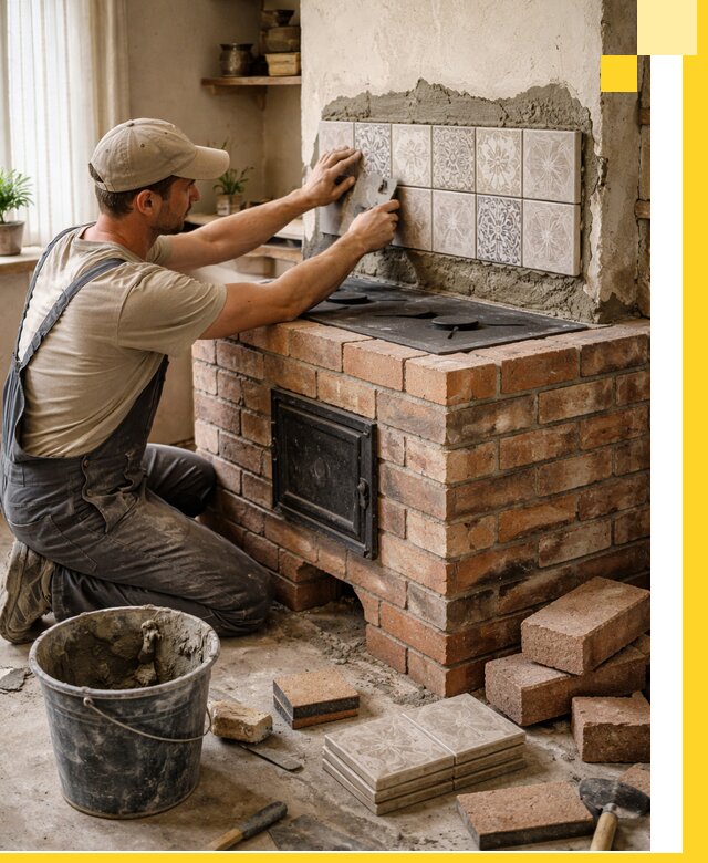 Печи с плитой на заказ монтаж гарантия и сервис в Луге