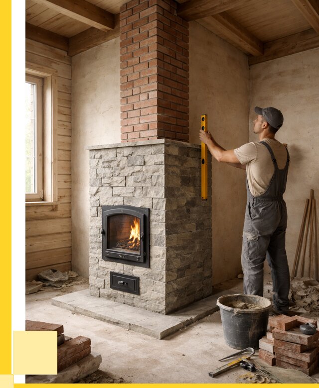 Печи и дымоходы под ключ в Луге от 46395 р., ЭриданЛга