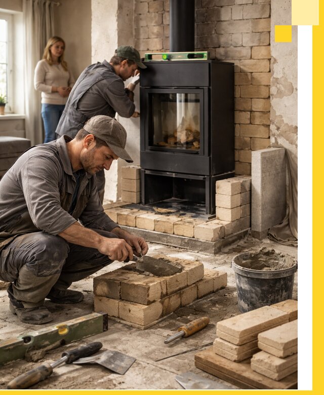 Печи и камины под ключ: проект, установка в Луге