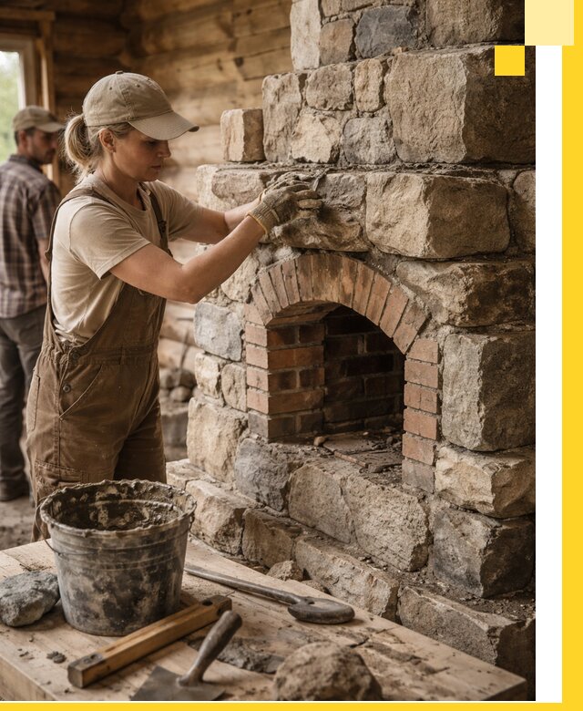 Каменные печи на заказ и монтаж в Луге, долговечные решения