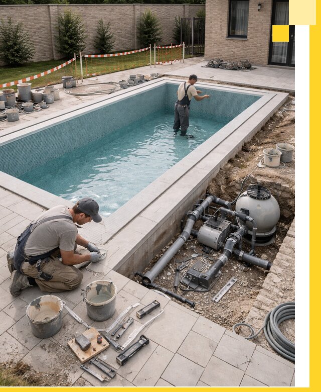 Строительство бассейнов под ключ в Луге: проекты и монтаж