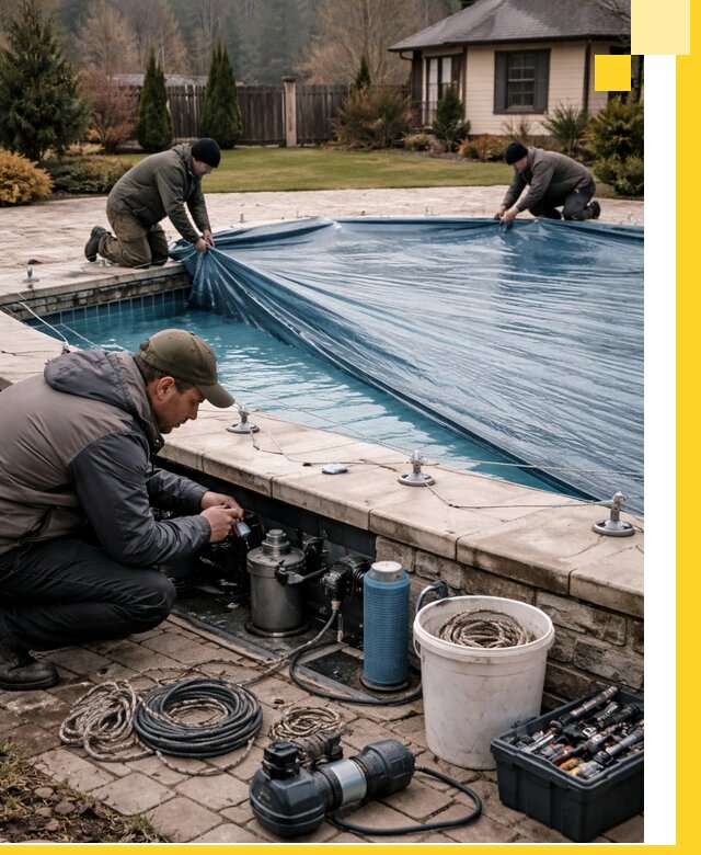 Консервация бассейнов в Луге: подготовка к длительному хранению