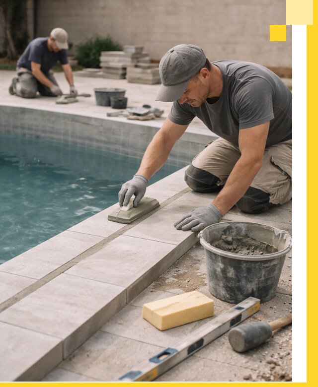 Отделка бассейнов в Луге: декоративная отделка и гидроизоляция