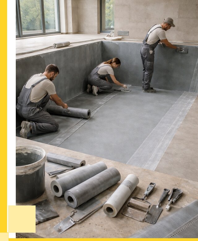 Гидроизоляция бассейнов в Луге от 2062 р., ЭриданЛга