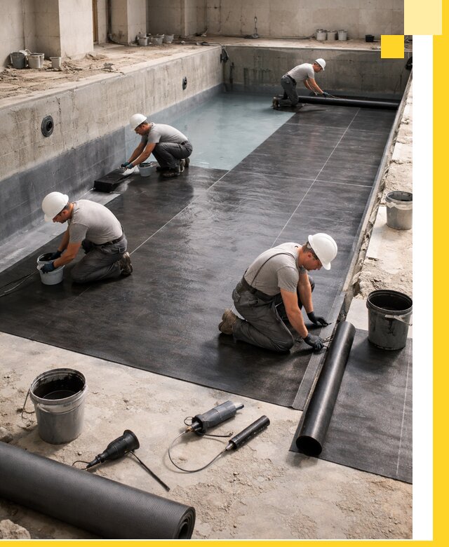 Профессиональная гидроизоляция бассейнов и чаш в Луге под ключ