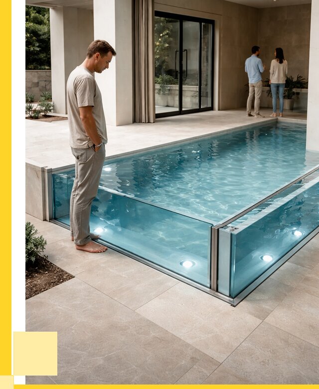 Стеклянные бассейны в Луге от 1237200 р. | ЭриданЛга — мозаика