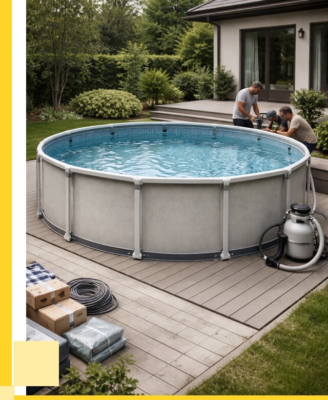 Купить каркасные бассейны в Луге от 46395 р. | ЭриданЛга