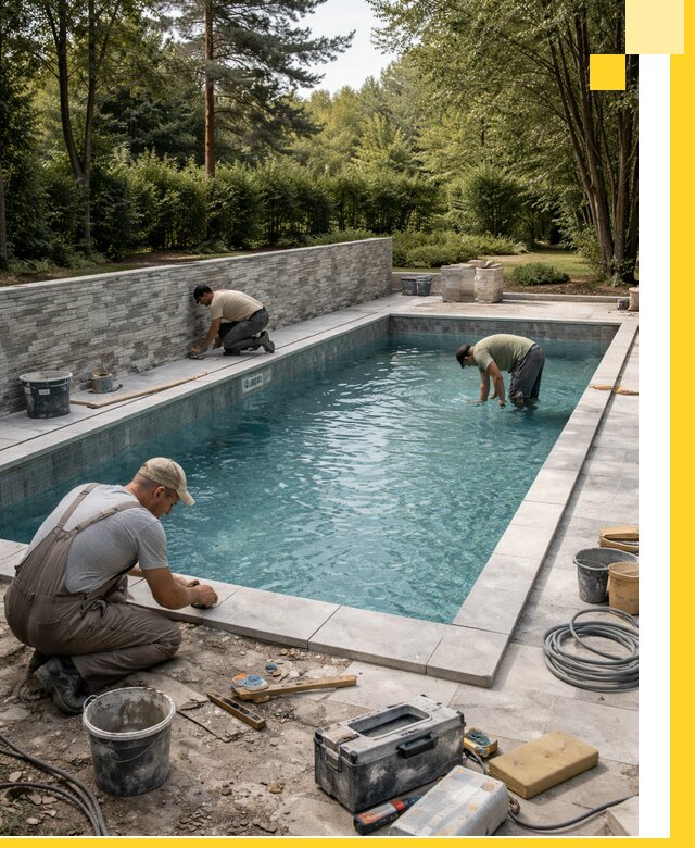 Проектирование и строительство частных бассейнов в Луге