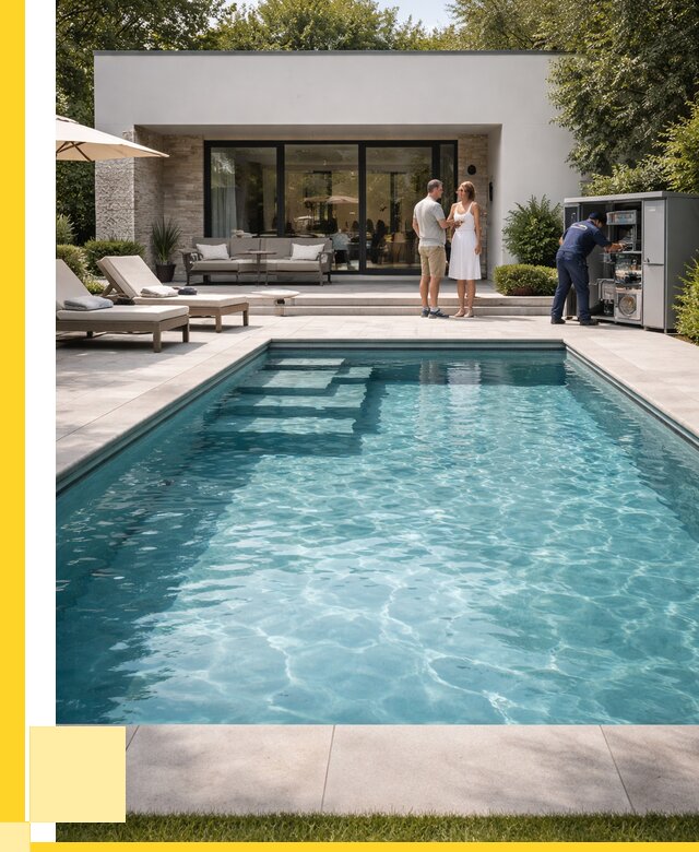 Бассейн в доме в Луге под ключ от 1237200 р. | ЭриданЛга