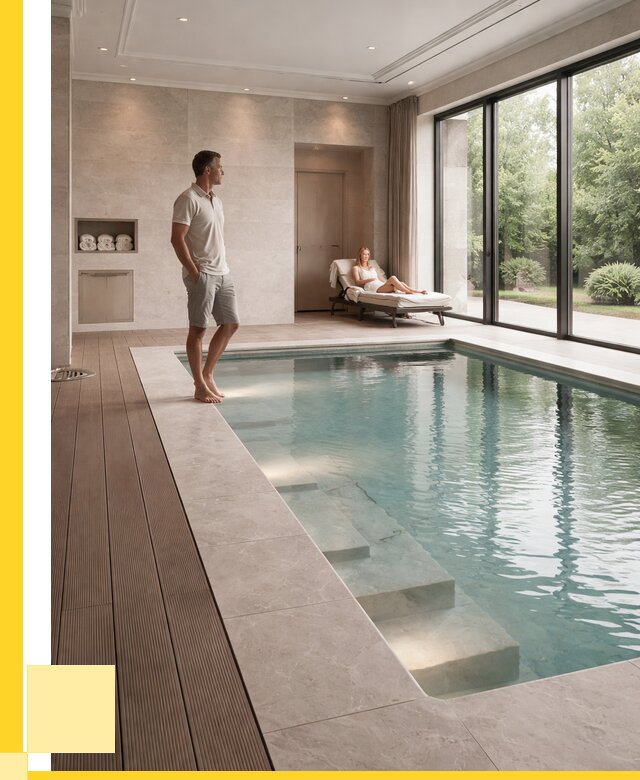 Бассейны в коттедже под ключ в Луге от 1237200 р. | ЭриданЛга