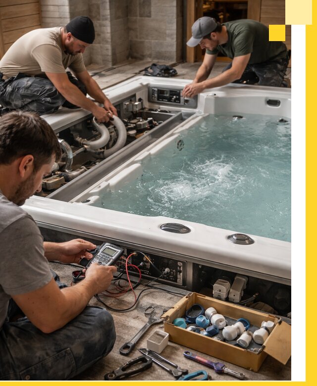 Гидромассажные бассейны под ключ в Луге, дизайн и монтаж