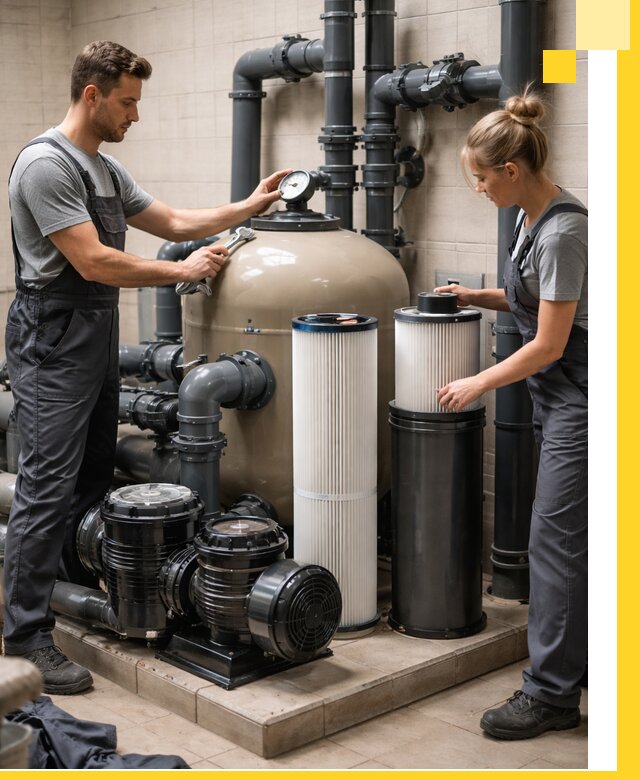 Фильтры и системы фильтрации для бассейнов в Луге