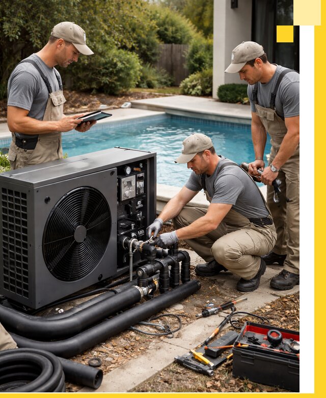 Проектирование и установка тепловых насосов для бассейнов в Луге