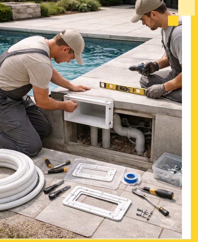 Поставка и установка скиммеров для бассейнов в Луге