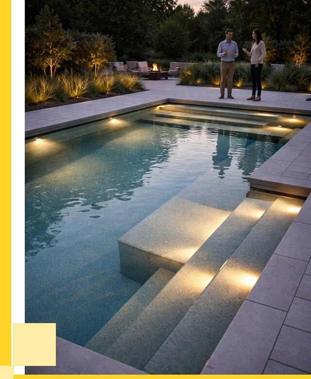 Освещение бассейнов в Луге под ключ от 25775 р. | ЭриданЛга