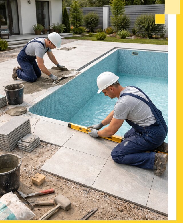 Строительство и монтаж плавательных бассейнов под ключ в Луге