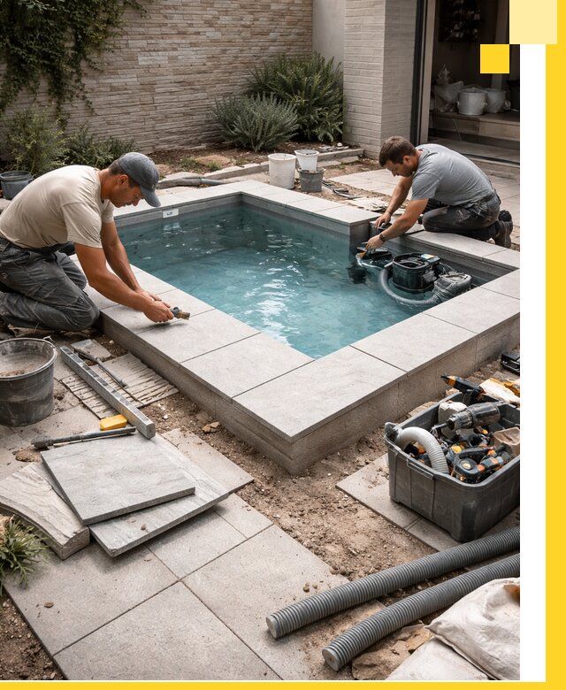 Мини бассейны под ключ в Луге, дизайн и установка