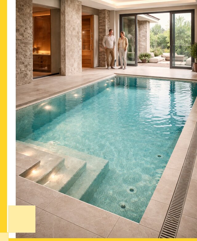 Бассейн во дворе в Луге: проект, отделка от 1237200 р. | ЭриданЛга