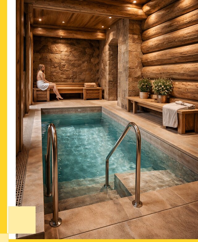 Аренда бани с бассейном в Луге от 1546500 р. | ЭриданЛга