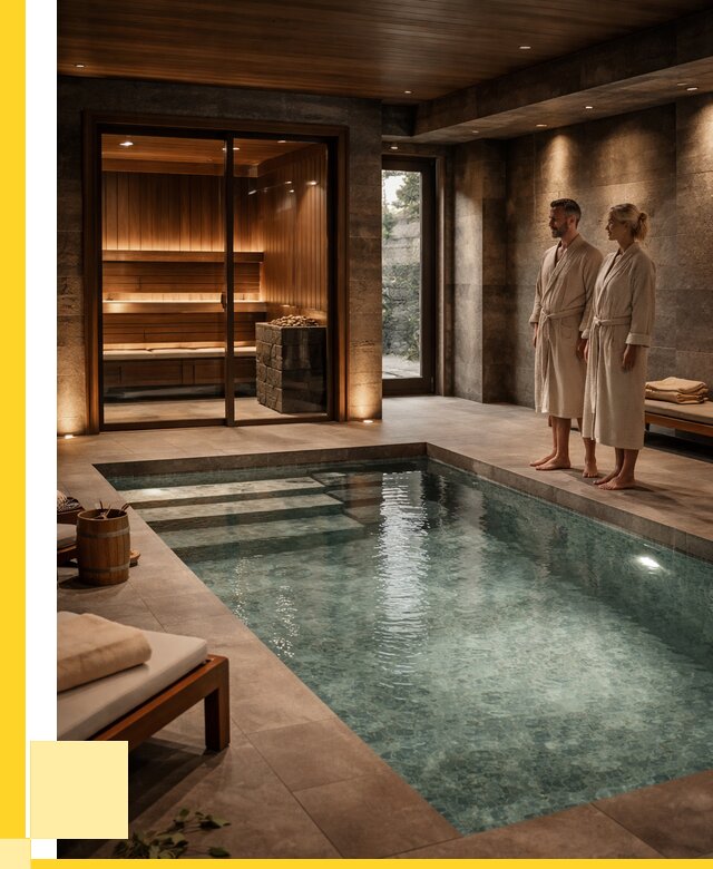 Сауна с большим бассейном в Луге от 1237200 р. ЭриданЛга