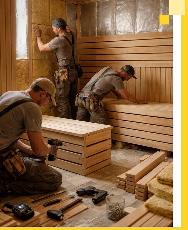 Профессиональное строительство саун под ключ в Луге