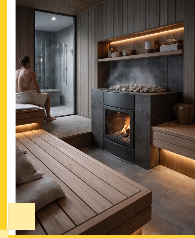 Проект сауны в частном доме в Луге от 36085 р. | ЭриданЛга