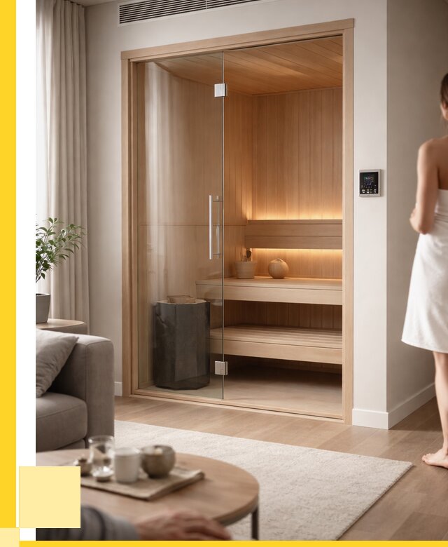 Сауна в квартире под ключ в Луге от 123720 р. ЭриданЛга