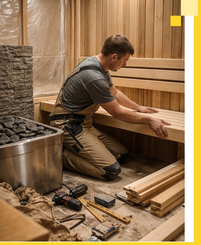 Сауны для дома под ключ с проектированием и монтажом в Луге