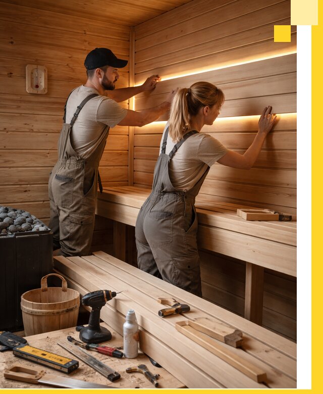 Дизайн саун и бань под ключ с индивидуальным проектом в Луге