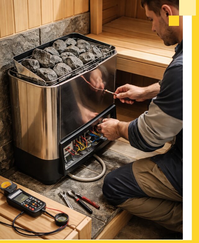 Продажа и установка электрокаменок для саун в Луге