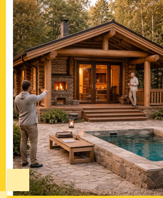 Проекты бань и хамам в Луге от 25775 р. | ЭриданЛга