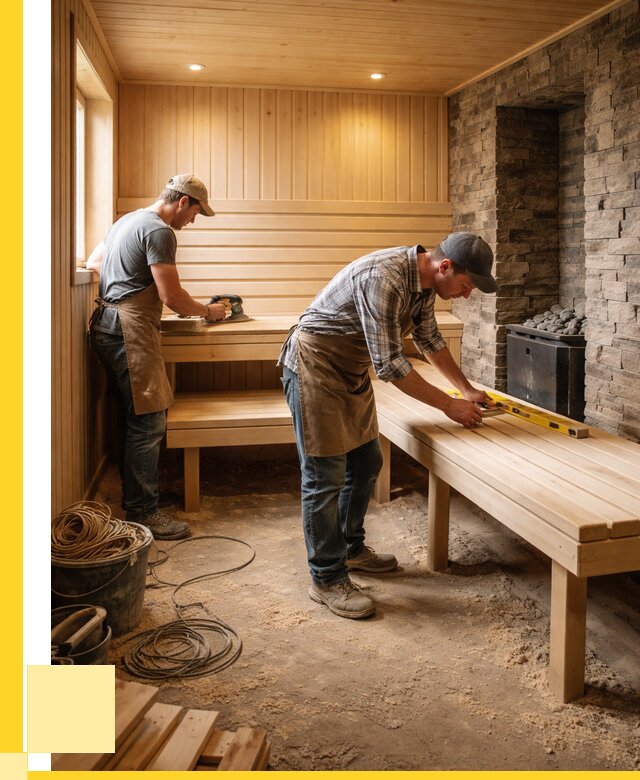 Отделка бани в Луге: внутренняя отделка от 3093 р. | ЭриданЛга