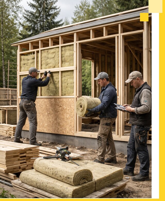 Проектирование и строительство каркасных бань в Луге под ключ